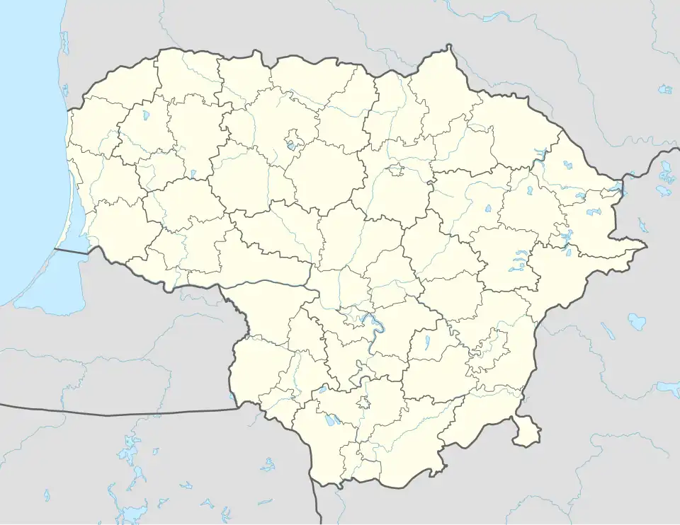 Zibalai is located in Lithuania
