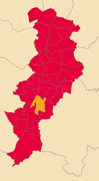 2019 results map