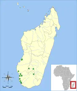 Map of range