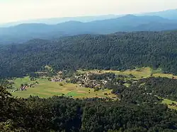 Viewed from Klek