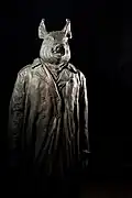 Jens Galschiøt, My Inner Beast, sculpture, 1993. Exhibited in twenty cities across Europe without permission of the authorities.