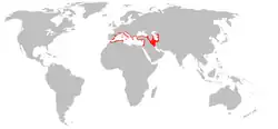 Map of range
