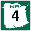 Route 4 marker