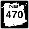 Route 470 marker