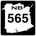 Route 565 marker