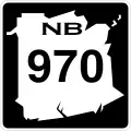 Route 970 marker