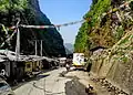 Arniko Highway in Kodari after the border with China