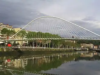 Campo Volantin boulevard and Zubizuri.