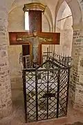 Romanesque wooden Christ