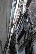 The Tudor frontage visible from Maverdine Lane