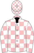 Pink and white check