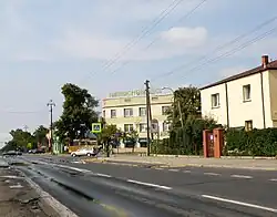 Patriotów Street in Radość, in 2008.