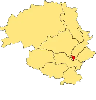 Location of the ward