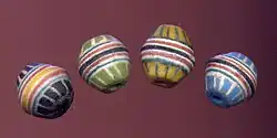 Powdered glass Krobo beads