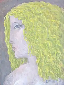Pia, 23&nbsp;cm × 30&nbsp;cm, Öl, Karton, 2010