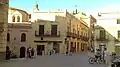 The crossroad between Corso 6 Aprile and Piazza Mercato
