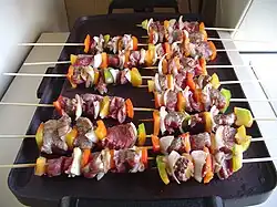 Image 55Pinchos Americanos are a popular dish in Honduras. (from Honduran cuisine)