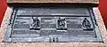 Information plaque about the bronze castings.