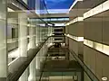Interior glass walkways