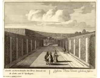 View of the garden