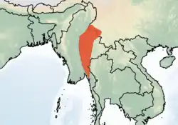 Map of range