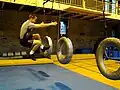 Hanging tire