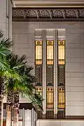 Art glass of the Red Cliffs Utah temple