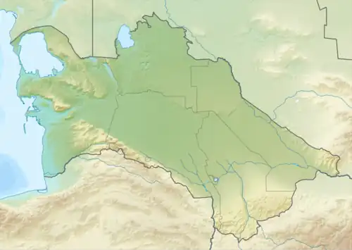 Merv is located in Turkmenistan