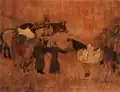 Liao horsemen at rest