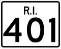 Route 401 marker