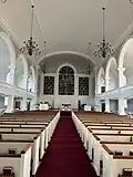 The chapel's interior