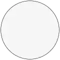A circle of silver