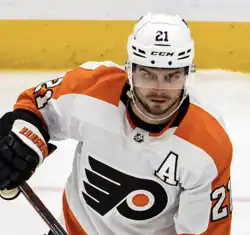 Scott Laughton played twelve seasons for the Flyers.