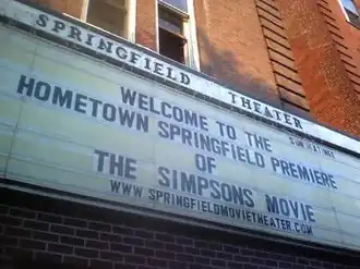 Image 4The Simpsons Movie premiered in Springfield, Vermont. (from History of The Simpsons)