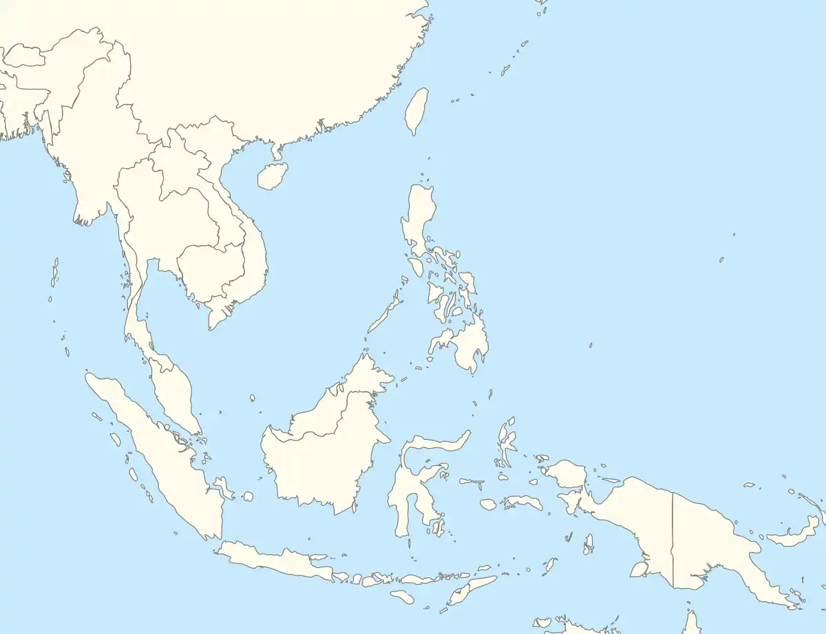 Approximate location where Talaud is spoken