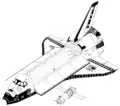 Space Shuttle and Soyuz (drawn to scale)