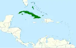 Map of range