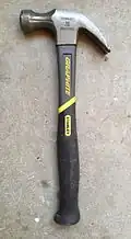 A claw hammer