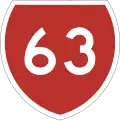 State Highway 63 shield}}