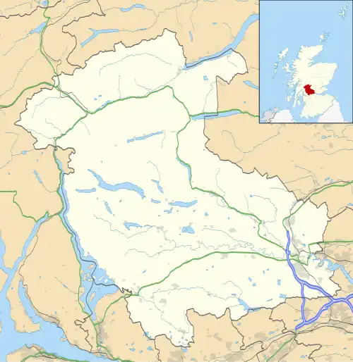 Fintry is located in Stirling