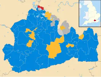 2009 results map