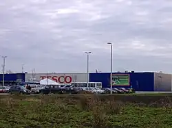 Image 30A Hungarian Tesco hypermarket in Makó (from List of hypermarkets)