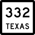 State Highway 332 marker