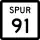 State Highway Spur 91 marker