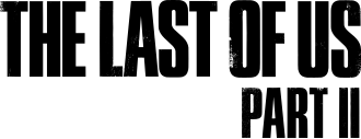 Capital letters read "THE LAST OF US" with "PART II" right-aligned underneath