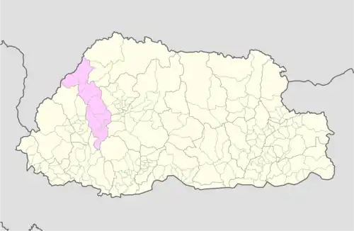 Location of Chang Gewog