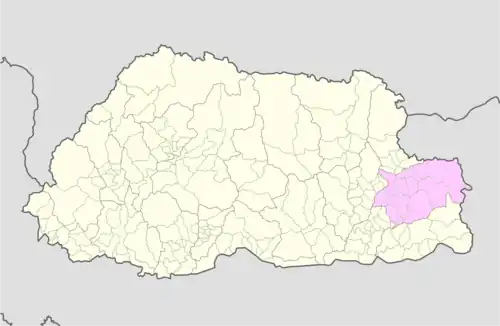Location of Radi Gewog