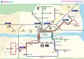 The Arnhem trolleybus network as valid from December 14th 2014