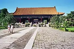 An entrance to a Ming tomb