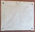 University of Mississippi Power House Cornerstone